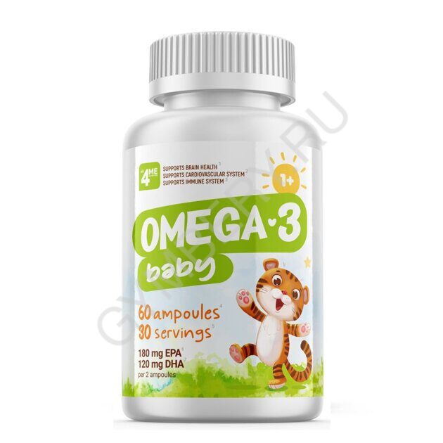 all4ME Omega 3 Baby 1+, 60 капс, шт. ,арт. 2607093