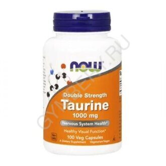 NOW Taurine 1000 mg, 100 vcaps, шт, арт. 1802002