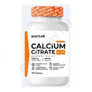 Kultlab Calcium Citrate 500 мг & Vitamin D3, 120 капс, шт, арт. 0107044