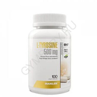 MXL. L-Tyrosine 500mg 100 vcaps, шт, арт. 0202031