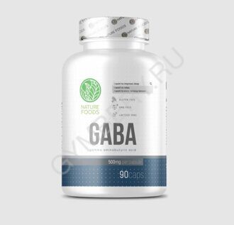 Nature Foods GABA 500mg 90 caps, шт., арт. 2602010