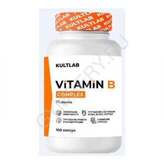 Kultlab Vitamin B complex, 100 капc (Капсулы)